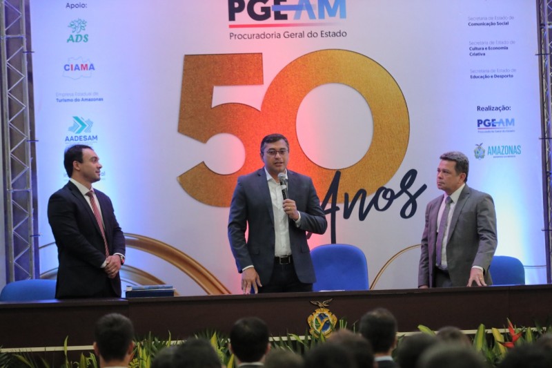 No cinquentenário da PGE-AM, governador Wilson Lima destaca desenvolvimento e modernização do órgão