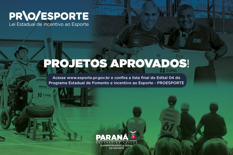 ?Proesporte contempla 75 projetos em seu quarto edital; confira os selecionados