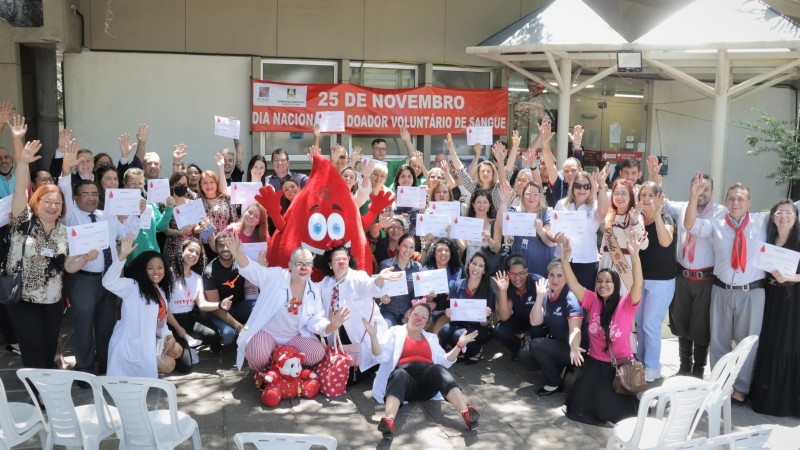 No Dia Nacional do Doador, Hemocentro homenageia entidades e empresas que colaboram com campanhas