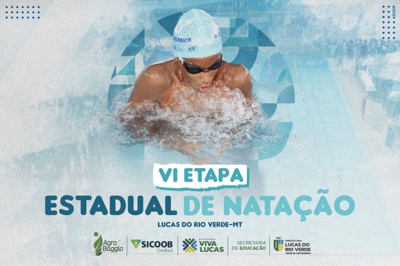 Lucas do Rio Verde sedia etapa estadual de natação no próximo fim de semana