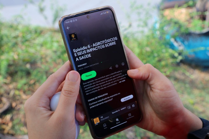 Podcrest: Novo episódio de podcast destaca impactos dos agrotóxicos na saúde