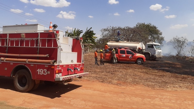 Brigada Municipal Mista finaliza apoio aos Bombeiros no combate às queimadas