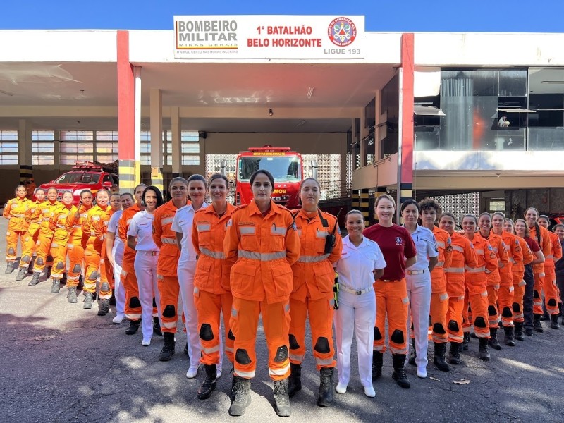 CBMMG comemora 29 anos do ingresso de mulheres na corporação 