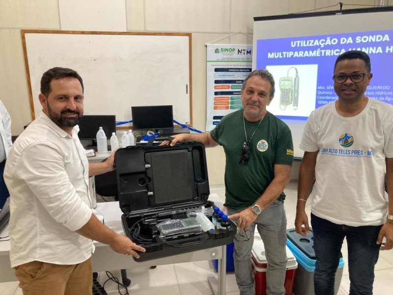 Sema investe em tecnologia para monitorar qualidade da água em Sinop e Tangará da Serra