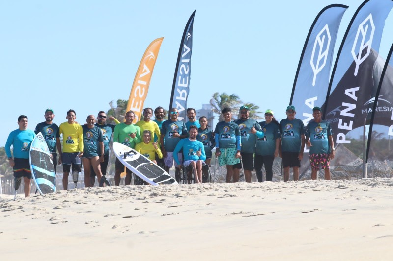 Clínica de Surf Adaptado revela campeões da 2ª etapa do Circuito de Surf Adaptado da Federação de Surf do Ceará