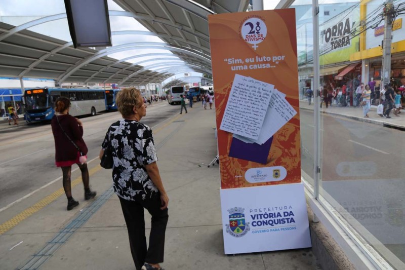 Exposição “Uma Carta para Você” mostra relatos de mulheres que vivenciaram situações de violência