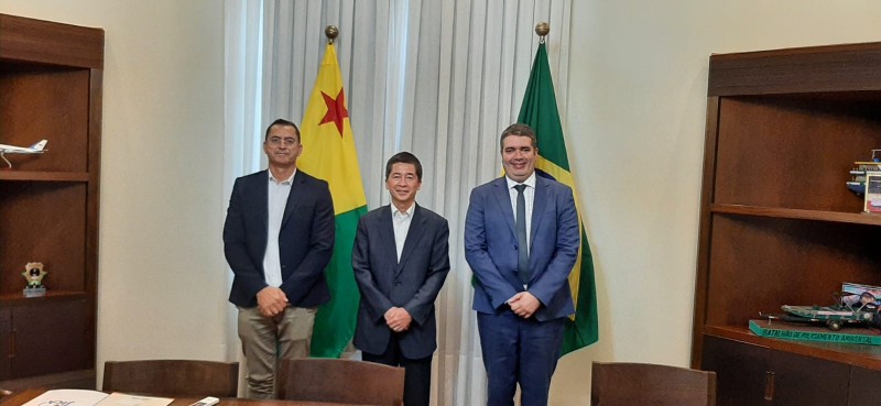 Agência de cooperação japonesa apresenta propostas de financiamento para o governo do Acre
