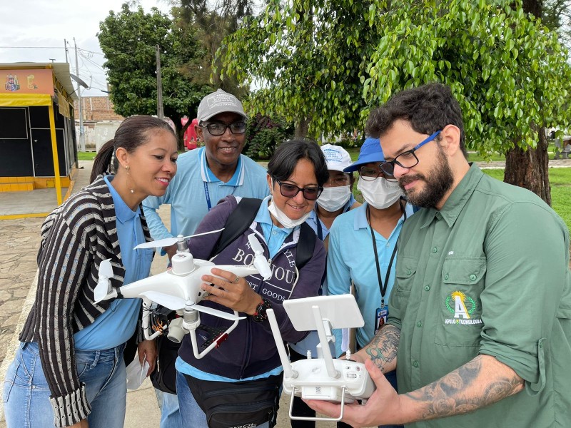 Tecnologia do drone no combate ao Aedes aegypti é testada em Vitória da Conquista