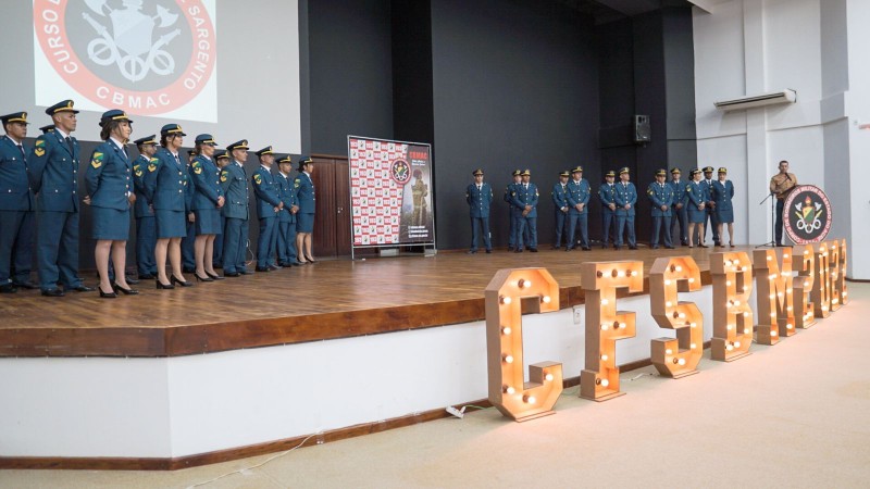 Corpo de Bombeiros do Juruá realiza formatura de 40 sargentos
