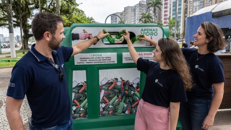 Rio Grande do Sul contará com projeto de coleta voluntária de vidro para reciclagem