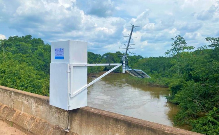 Governo do Tocantins instala Plataforma de Coleta de Dados na bacia do Rio Cunhãs