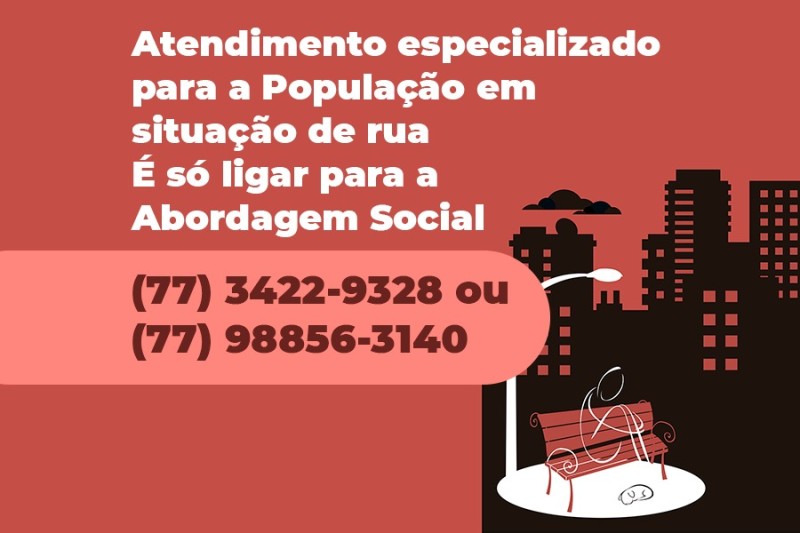População em situação de rua conta com o atendimento especializado da equipe de Abordagem Social da Semdes