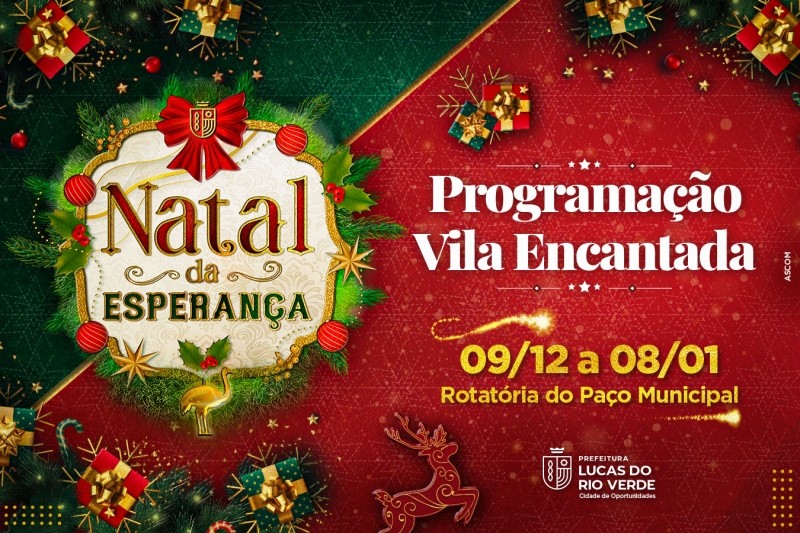 Confira a programação do Natal da Esperança desta semana