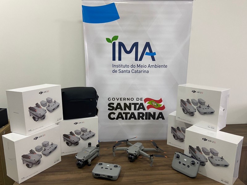 IMA adquire 24 novos drones para trabalho de fiscalização e licenciamento ambiental