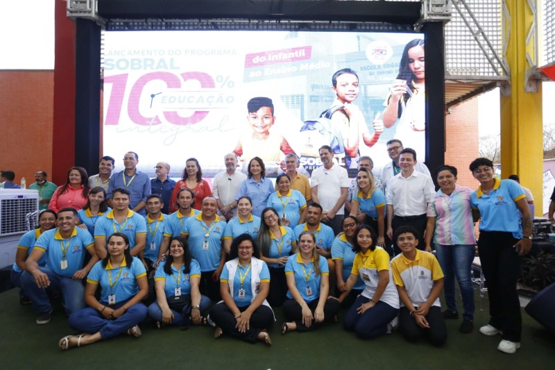 Governo do Ceará e Prefeitura de Sobral firmam parceria para universalizar tempo integral em todas as escolas do município