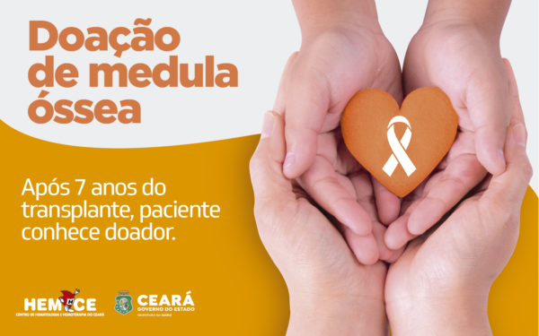 Pela segunda vez neste mês, doador de medula óssea e receptora se encontram no Ceará