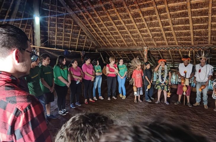 Projeto “O ensino da cultura indígena na arte visual” é realizado na EE Rita Angelina Barbosa Silveira