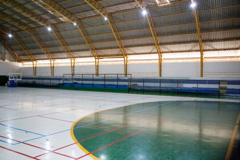 Esporte inicia reforma de quatro ginásios em Lucas do Rio Verde
