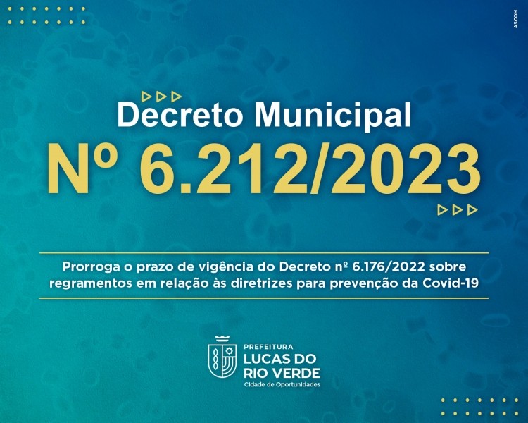 Prefeitura prorroga por mais 30 dias decreto do uso de máscara