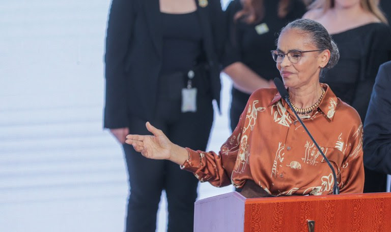 Marina Silva anuncia a criação da Autoridade Nacional de Segurança Climática. 