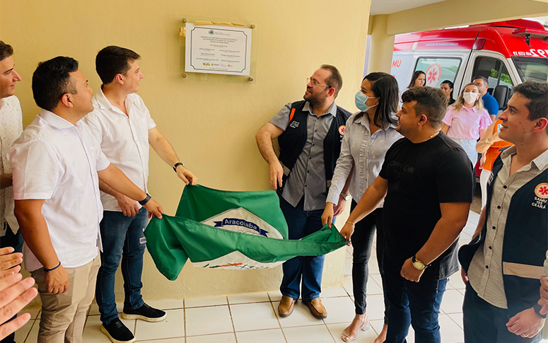 Base do Samu 192 Ceará em Aracoiaba é entregue após reforma