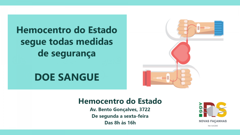 Hemocentro precisa de sangue O+ e O-