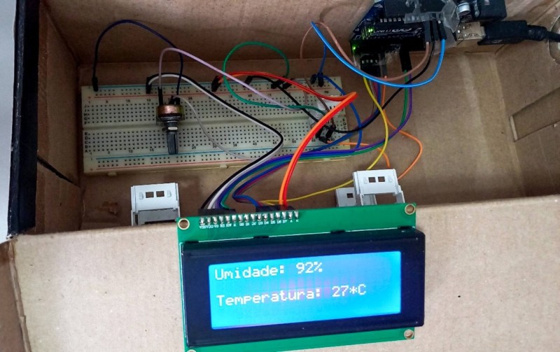 Projeto do PCE cria aparelho para monitorar temperatura em tempo real
