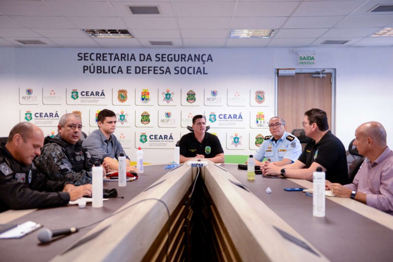 SSPDS debate com órgãos parceiros plano de segurança para clássico Ceará e Fortaleza