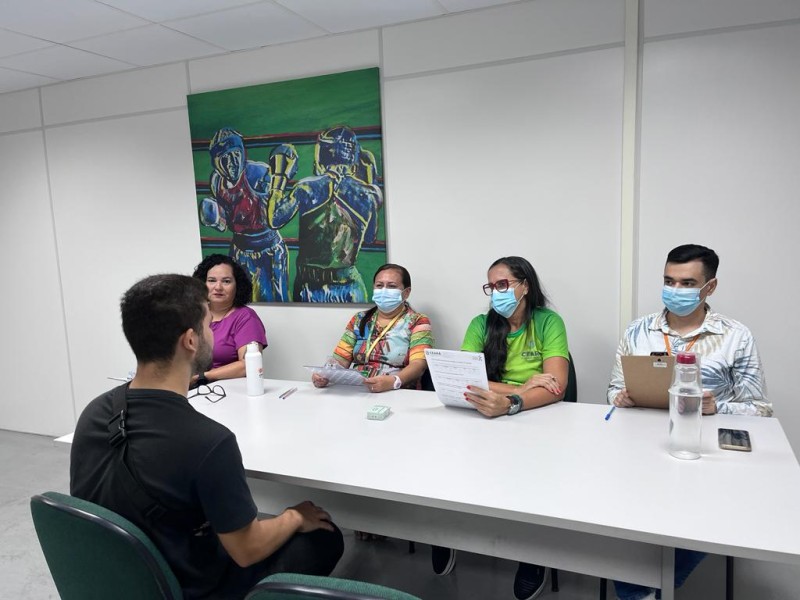 Sejuv realiza entrevistas para a seleção dos candidatos da concessão da Bolsa Monitoramento do Programa Ceará Atleta