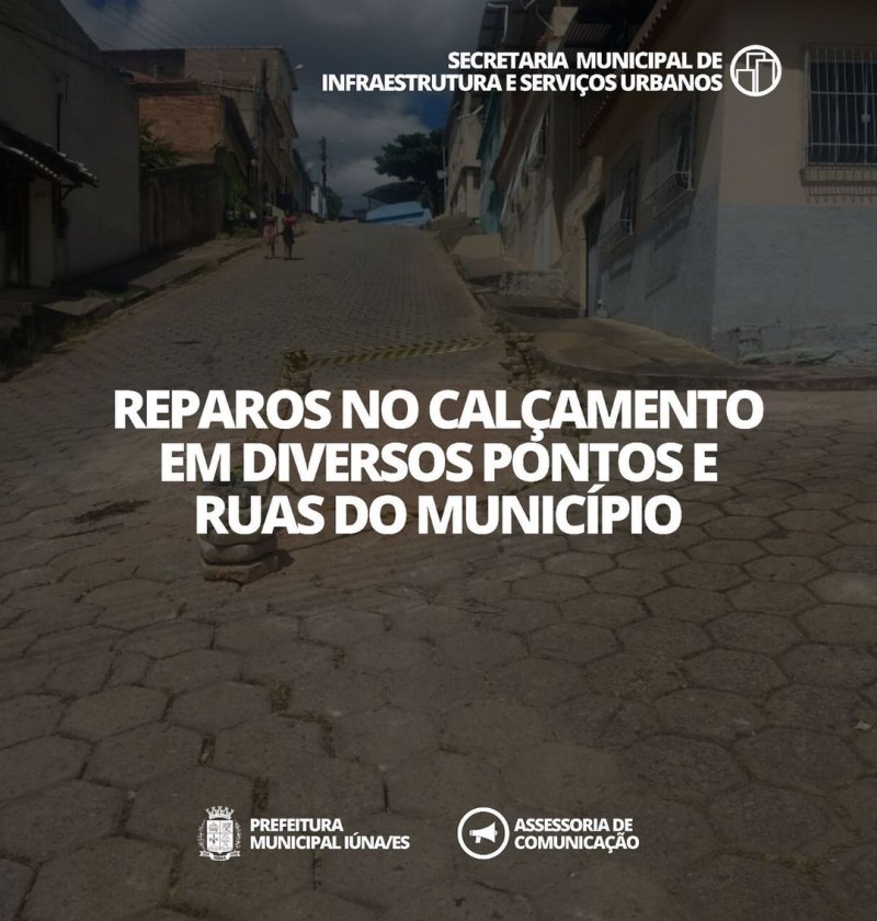 OBRA 129 - Reparos no calçamento