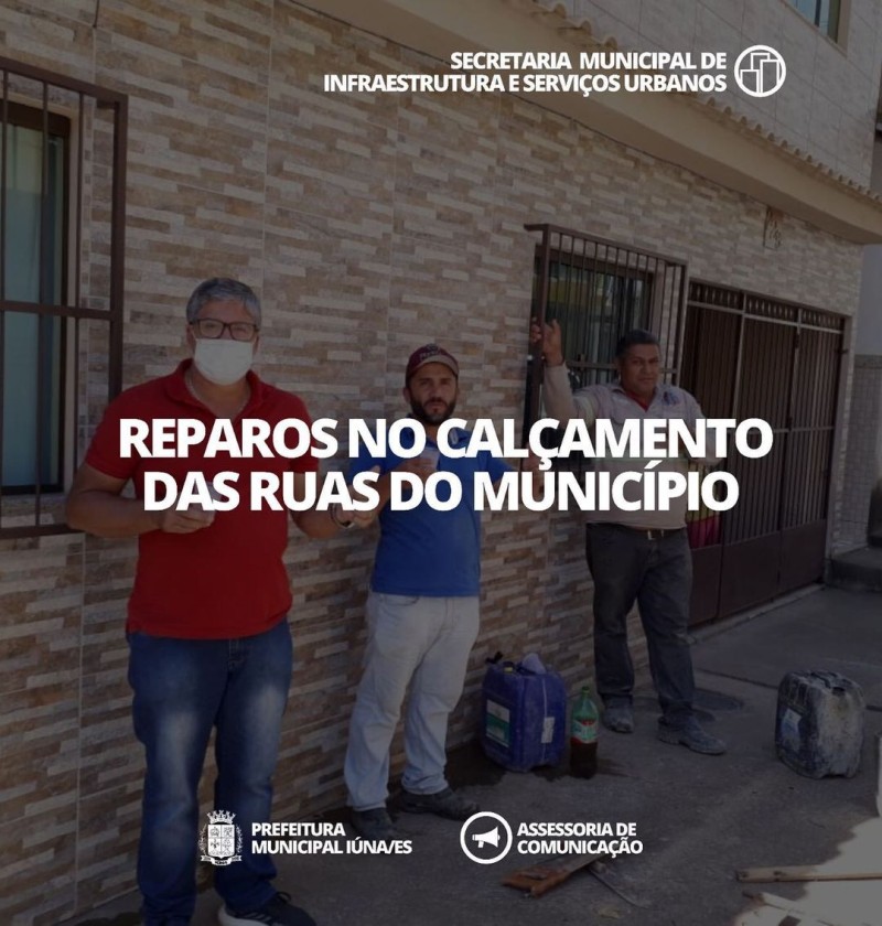 OBRA 132 - Reparos no calçamento