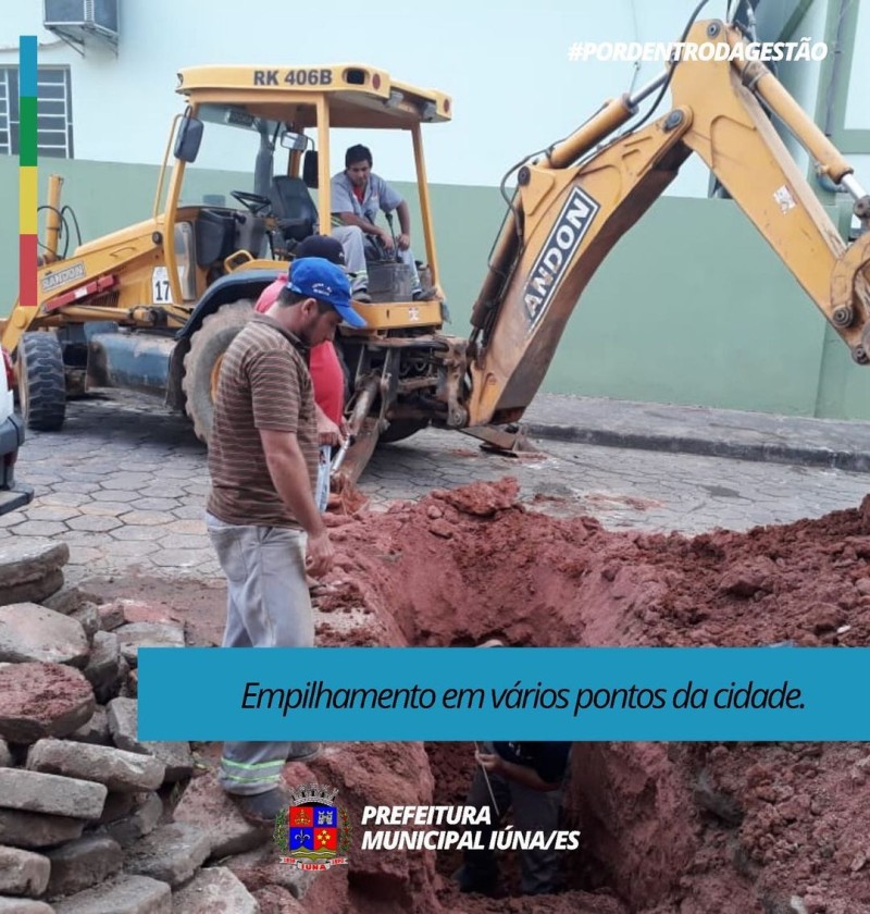 OBRA 135 - Empilhamento em vários pontos da cidade