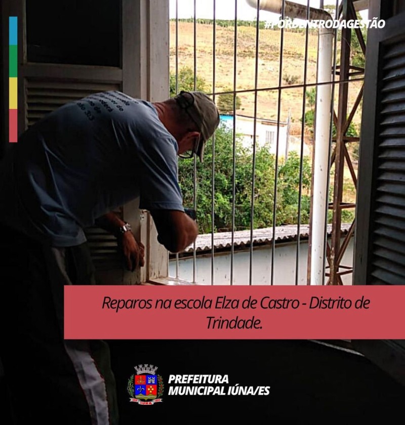 OBRA 137 - Reparos na escola Elza de Castro no Distrito de Trindade