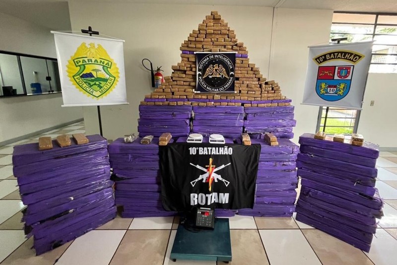 Com denúncias registradas no 181, segurança apreende mais de 3 toneladas de maconha em janeiro