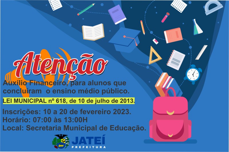 Inscrições para Concessão de auxílio Financeiro 