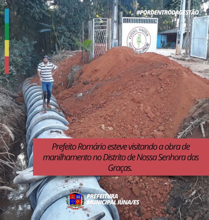 Manilhamento que se encontra em andamento no Distrito Nossa Senhora das Graças