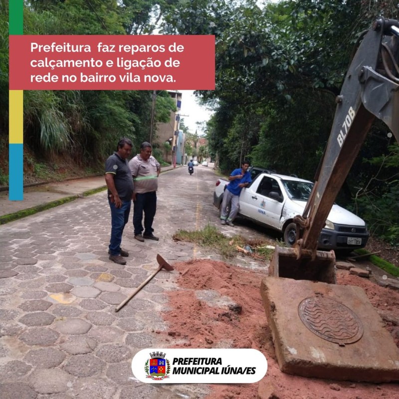 OBRA 163 - Realizado reparos no calçamento e a ligação de rede fluvial na Ferreira Vale