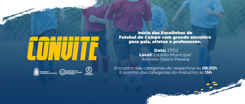 Projeto Campeões do Futuro terá início no próximo dia 27