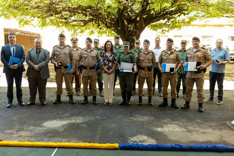 Entrega de novos equipamentos reforça trabalho da Polícia Militar de Meio Ambiente
