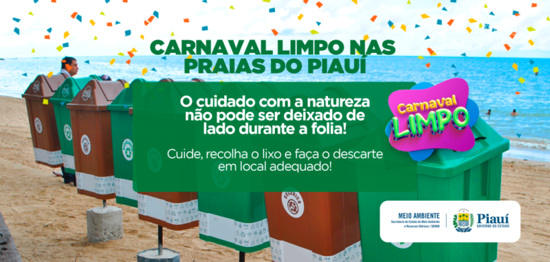 SEMAR intensificará ações de fiscalização no litoral piauiense com a campanha Carnaval Limpo