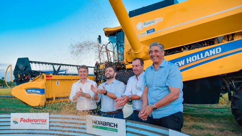 Vice-governador destaca força da produção rural na abertura da colheita do arroz