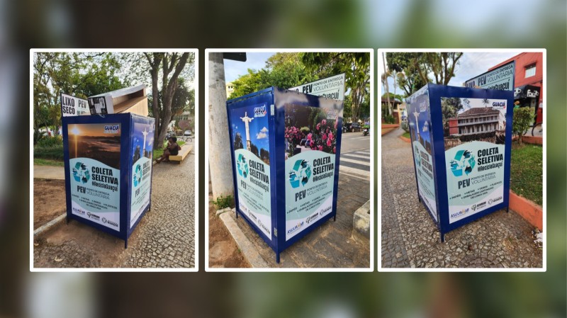 PEVs RECEBEM NOVO LAYOUT ENALTECENDO PONTOS TURÍSTICOS DE GUAÇUÍ