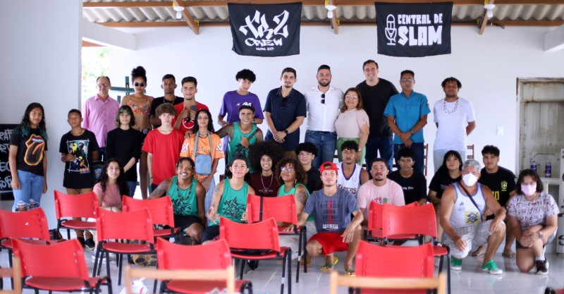 Educação inicia oficina de grafite no Ciec São Francisco, em Rio Branco