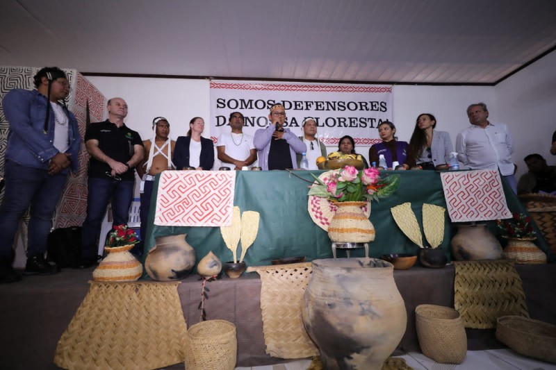 Comitiva para ministros do Governo Federal em Atalaia do Norte