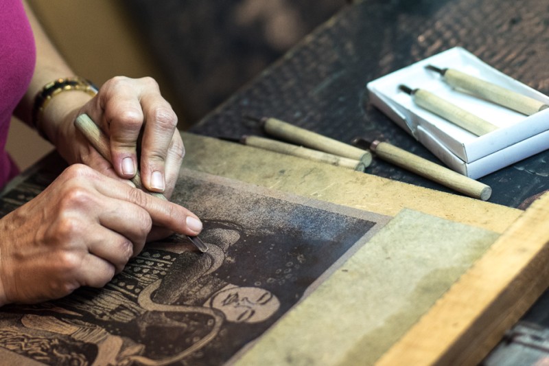 Oficina de Gravura da Fundação Catarinense de Cultura abre inscrições para aulas em 2023