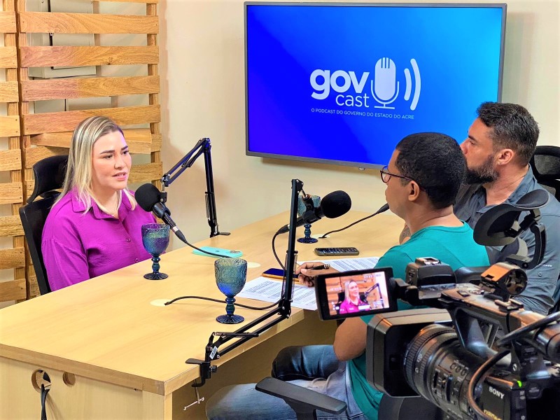 No GovCast, secretária da Mulher apresenta planos para os primeiros 100 dias de gestão na nova pasta