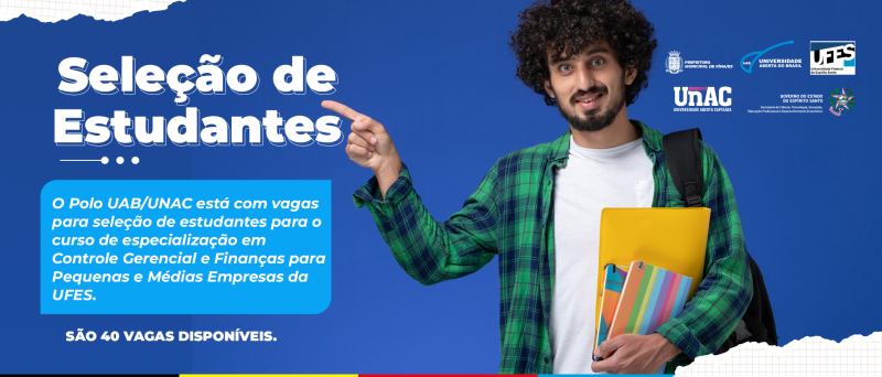 UAB/UNAC está com 40 vagas para seleção de estudantes