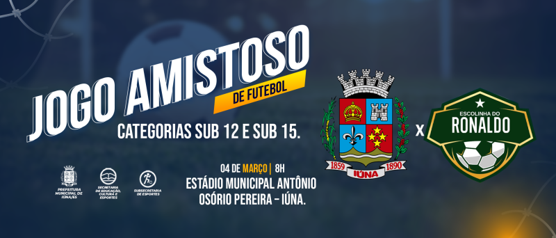 Sábado tem jogo amistoso sub 12 e sub 15 em Iúna