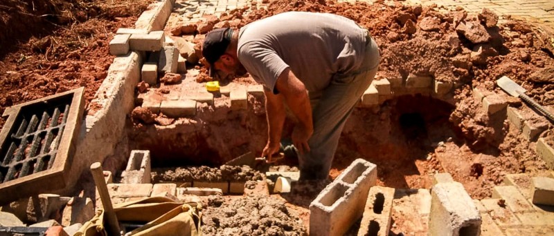 Prefeitura está construindo caixas pluviais em Nossa Senhora das Graças