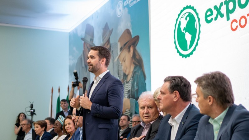 Na abertura da Expodireto Cotrijal, Leite reafirma total apoio do Estado aos produtores